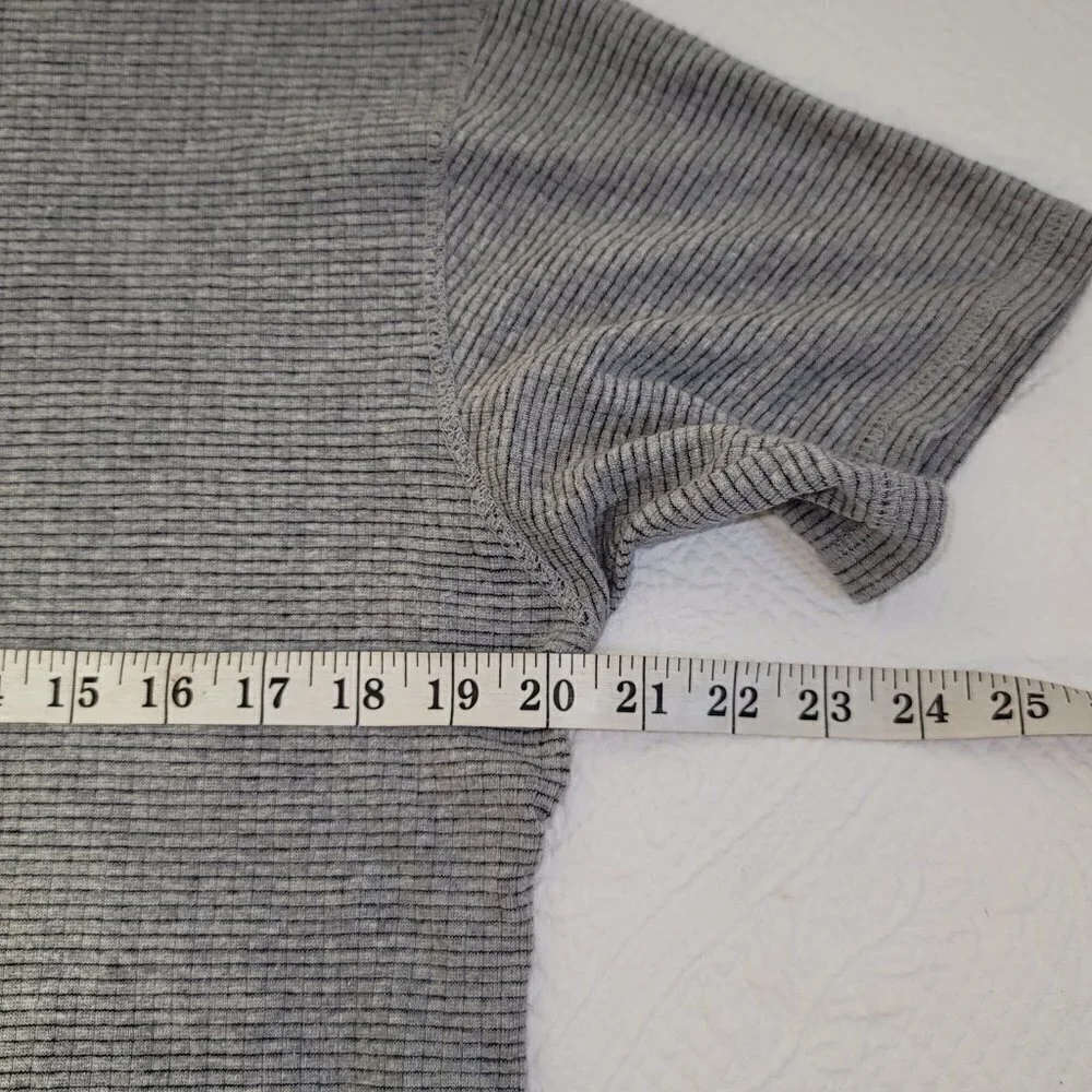 635. Polo By Ralph Lauren Underwear Short Sleeve Shirt Gray Sz L - Picture 3 of 7